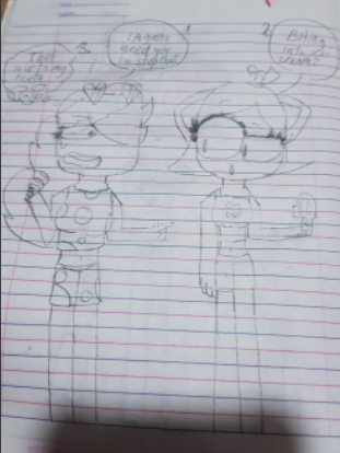 Rozie_Nova's tweet photo. Connie and Moxxie eating ice-cream ^w^ #spookysummermonth Moxxie: im gonna need you to stop that 😐   Connie: Biting into ice-cream?🤨     Moxxies mind: that hurts my teeth 😦 https://t.co/DEdx7NQA1T