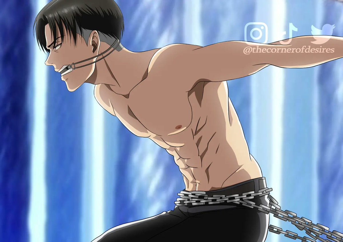 CornerOfDesires's tweet photo. The chained Levi you were waiting for 🔥

#leviackerman #Levi #ShingekiNoKyojin #ShingekiNoKyojinTheFinalSeason #AttackOnTitan #AOTENDubFinale #AOTプラス #aotnsfw #Erwin #Levihan #eruri #AttackonTitanFinalSeasonpart2 #aotart #ataquealostitanes #levixeren #ackerman https://t.co/IUQYmUy7yT