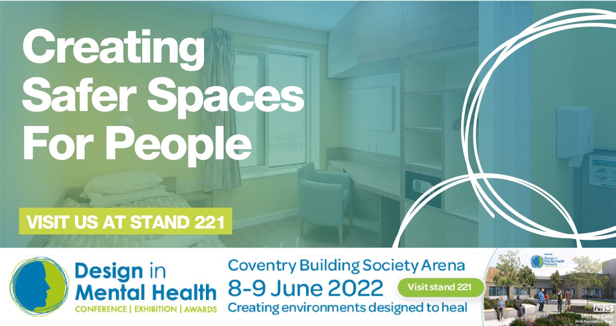 ⌛️Only 2 weeks to go until the Design in Mental Health Exhibition, Conference &amp; Awards 2022! Come and see us at stand 221👋

Creating safer spaces for people.

#mentalhealth #design #furntiure #fittedfurniture #healthcare #healthcarefurniture #healthcaredesign #construction