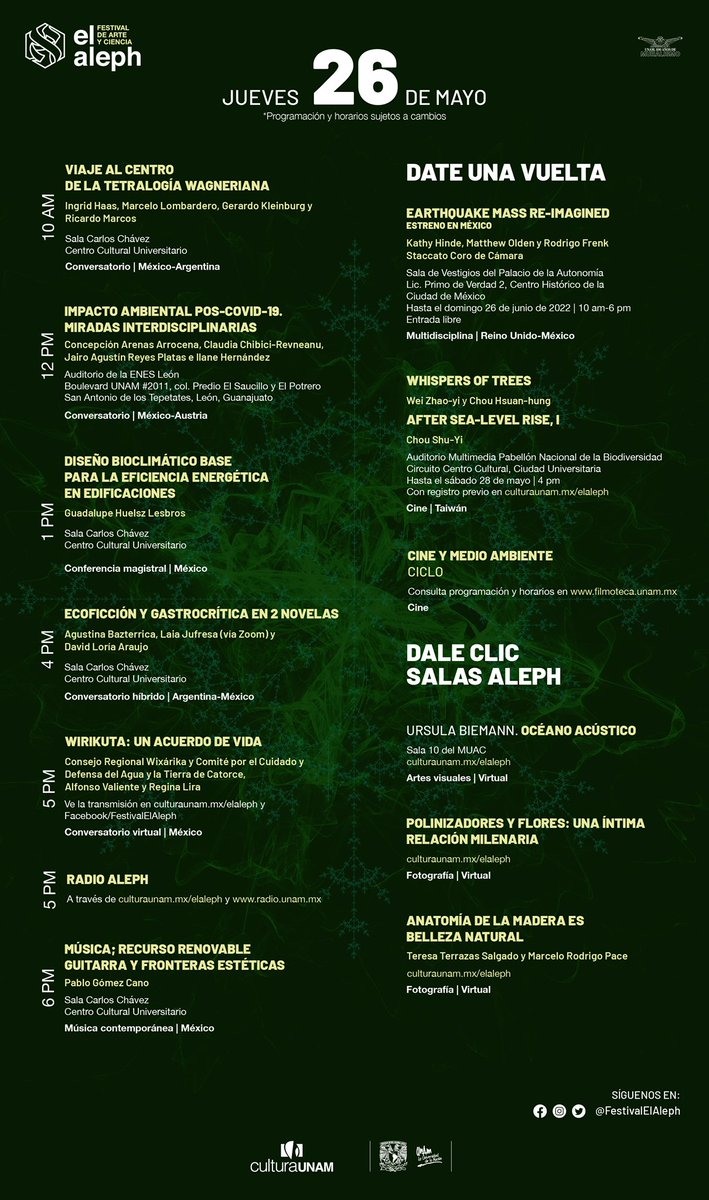 FestivalElAleph's tweet photo. Es momento de combatir el cambio climático y la crisis ambiental, para ello tenemos que emprender acciones drásticas y urgentes que nos permitan encarar sus causas estructurales.
¡Reflexión para salvar a nuestro planeta! 🌎🌱
Hoy en la #Alepha 👇🏼 https://t.co/EkjUrAJVS5