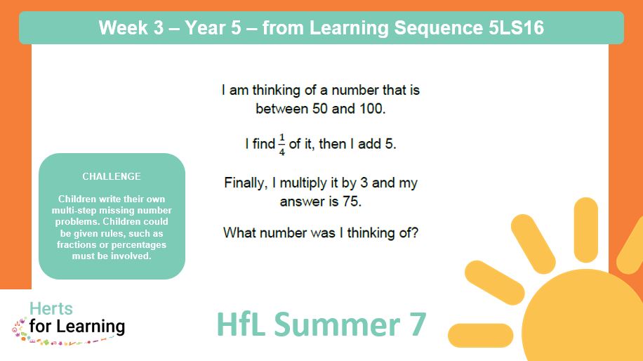 HFLPrimaryMaths's tweet photo. It's week 3 of π#Summer7πToday we share destination questions, tasks and challenges from Y5 and Y6 #ESSENTIALmaths
@HertsLearning https://t.co/bwTKcaOToO