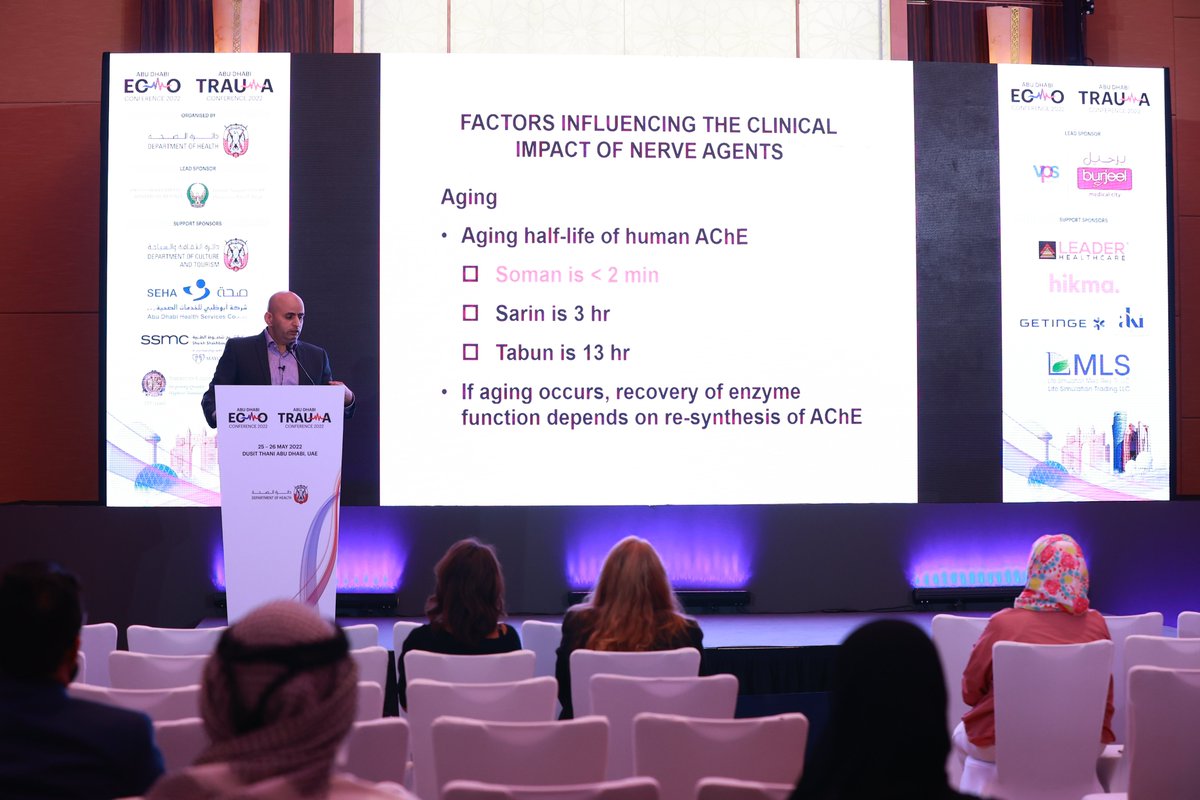 AbuEcmo's tweet photo. Dr. Ashraf M. K. Kamour presents an interesting lecture at Abu Dhabi Trauma and ECMO conference 2022 happening in Dusit Thani, Abu Dhabi.
#abutrauma22 #abuecmo22

@DoHSocial @briangavitt @modgovae
@BurjeelMediCity @SSMCAbuDhabi @VPS_Health https://t.co/2zHNssa79h