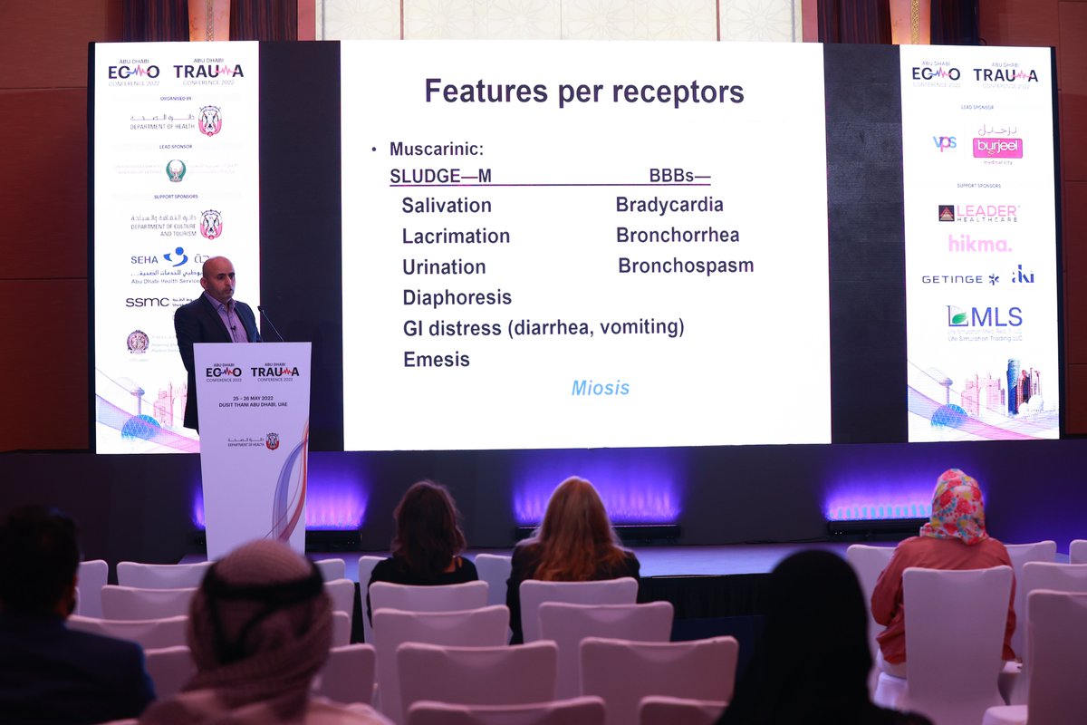 AbuEcmo's tweet photo. Dr. Ashraf M. K. Kamour presents an interesting lecture at Abu Dhabi Trauma and ECMO conference 2022 happening in Dusit Thani, Abu Dhabi.
#abutrauma22 #abuecmo22

@DoHSocial @briangavitt @modgovae
@BurjeelMediCity @SSMCAbuDhabi @VPS_Health https://t.co/2zHNssa79h
