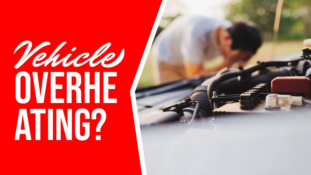 RiebesAuto's tweet photo. It can be stressful when your vehicle begins to overheat. Remember to stay calm, find a safe place to pull over, wait for the engine to cool before opening the hood, and make sure to get the vehicle looked at before the problem gets worse. https://t.co/gaauPigbWA