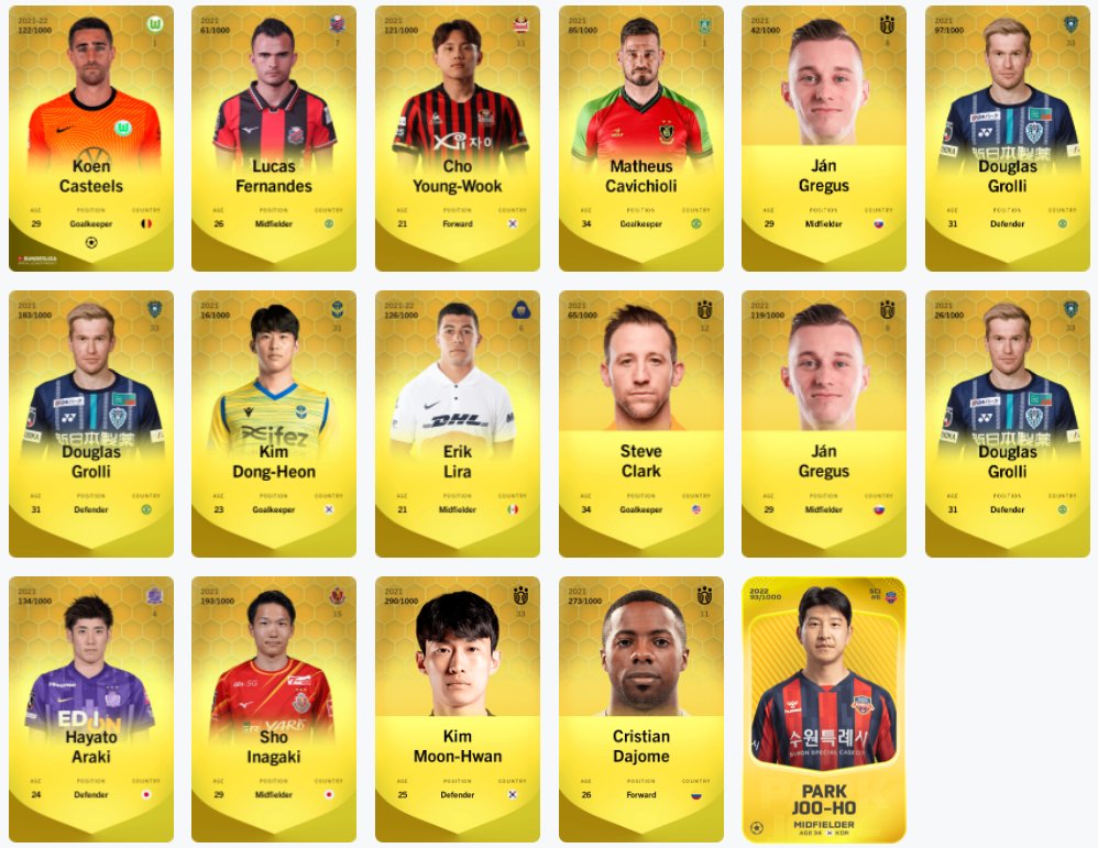 mars_kemp's tweet photo. Got a few limited cards for sale! You can always DM for offers. #Sorare 

https://t.co/idypcYCjqI https://t.co/7KB0QTd1tW