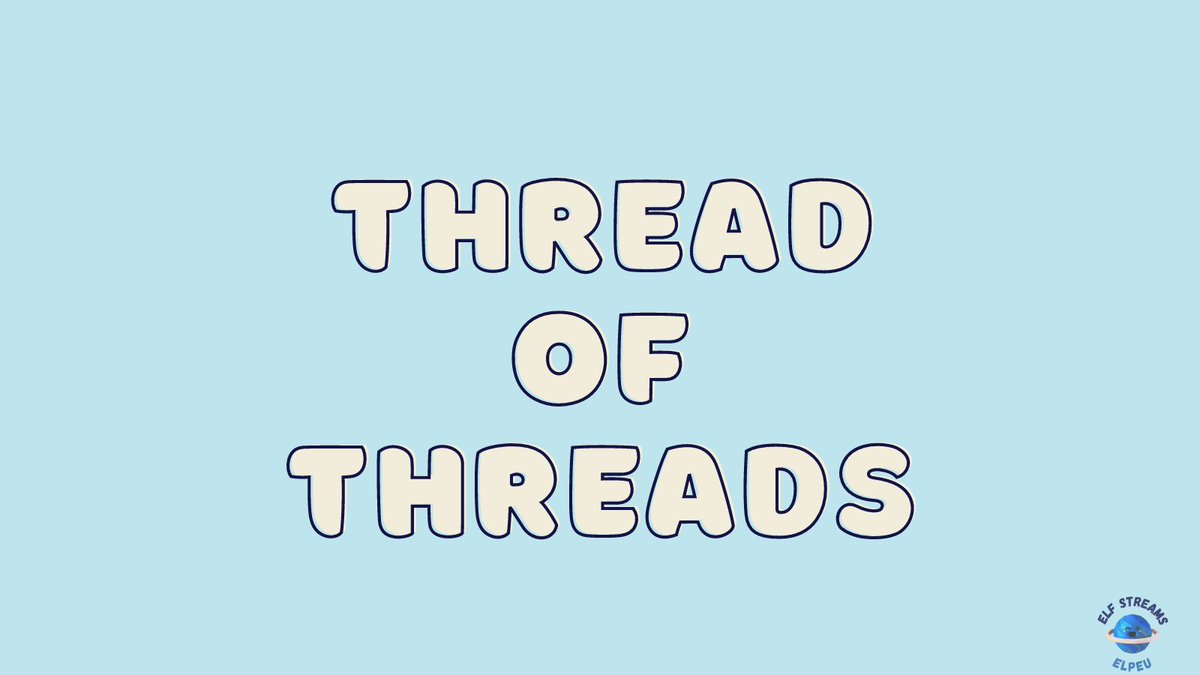 elfzstreams's tweet image. STREAMING INFORMATIONS THREAD