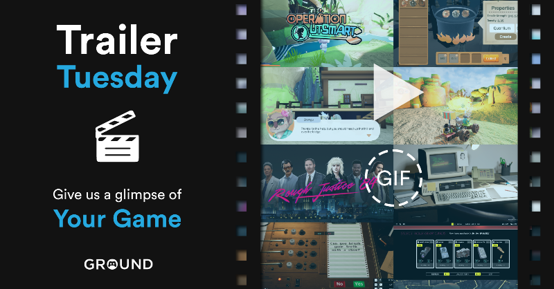 gameroundco's tweet photo. Hey #IndieGameDev 👋

We're now hosting this #TrailerTuesday 📽️

Show us your trailer in the replies!
Retweet 🔁 to support the thread and the games below 💙

#IndieGames #IndieDev