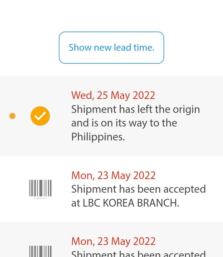 LuniverseShop's tweet photo. 🌻 #LKMUpdate
📦 FAST ETA BATCH
• Shipment has left the origin and is on its way to the Philippines (Wed. May 25, 2022) https://t.co/3tnSdnvEvs