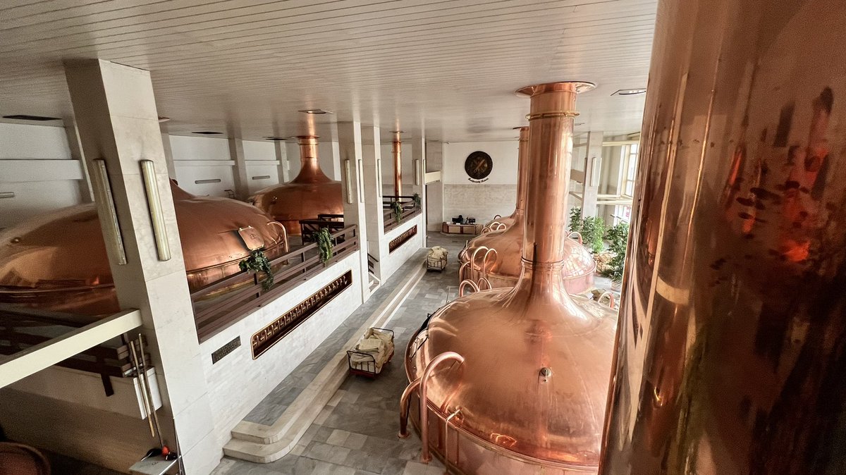 Rakey's tweet photo. Had the most amazing time this week visiting Budvar, such an awesome brewery, really friendly people, fantastic beer and food. https://t.co/DkrR2NiMAB