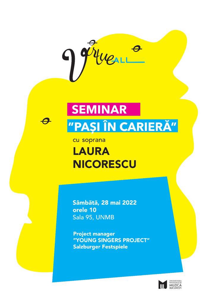 Saturday 28th,I will  hold a seminar at the  Bucharest Music University, about  steps to a singing career, auditions, goals and opera business. Looking forward to finding more about what are the questions of this generation, and hoping that we will find answers together.