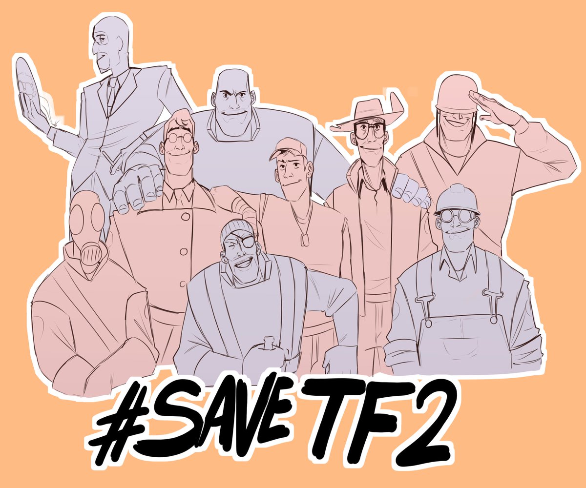 sparkaed's tweet image. Im well aware our attemtps may be fruitless but ill be damned if I dont try.
In the short time I've been here, I've made some of the greatest friends and even more greater memories. Its made me grow my art and helped me through many hardships. I hate to see it neglected 
#savetf2