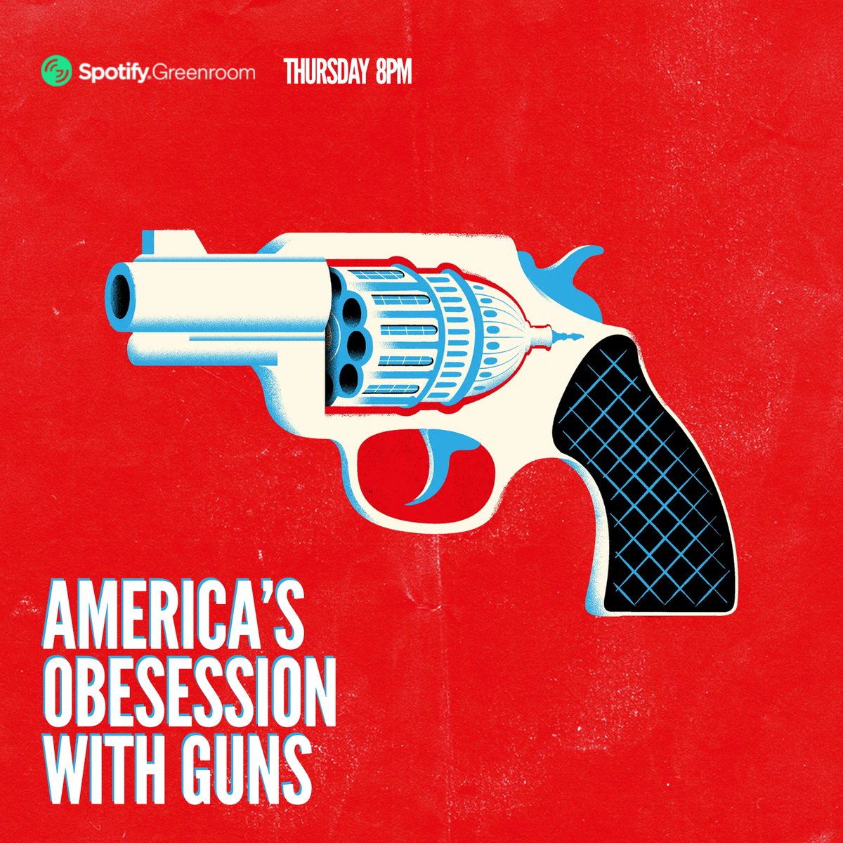 “Insanity is doing the same thing over and over and expecting different results.” Tonight, we're talking about America's obsession with guns and violence. Will things ever change? Join us at 8pm EST along w/ @MarquiseDavon &amp; Eliana Chinea! Follow us here: spotify.link/grapevinelive