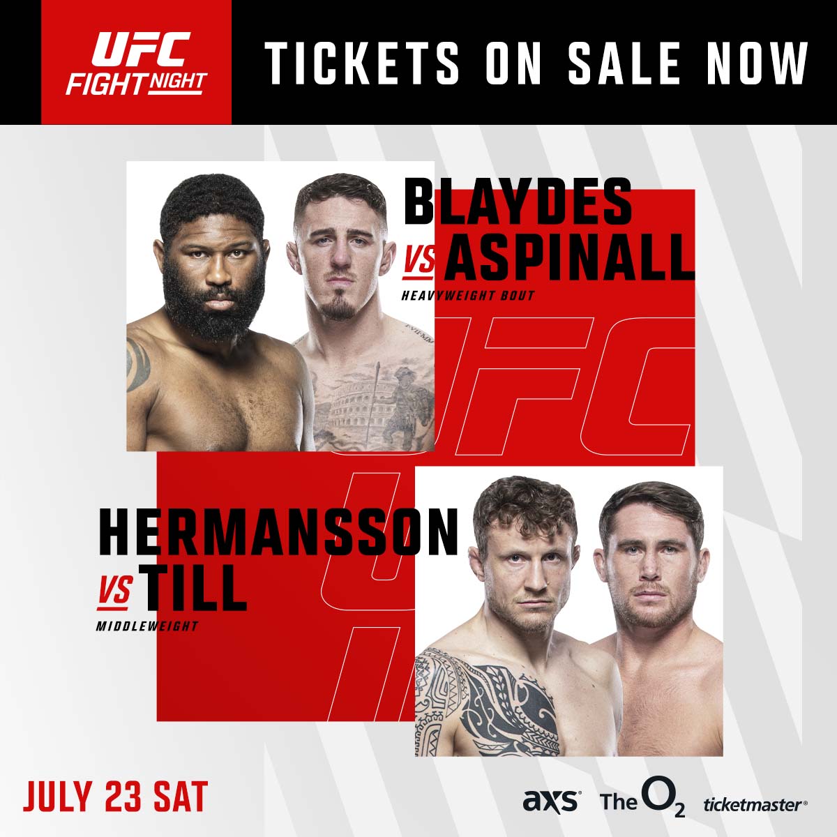 UFC Europe on Twitter "Here we go! Get your UFCLondon 🇬🇧 tickets