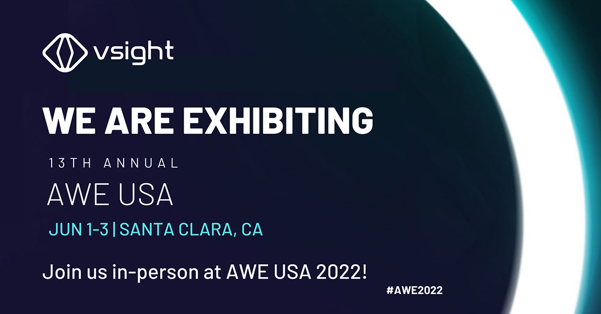 vsightio's tweet photo. We're on our way to AWE in California!☀️
Stop by Expo Booth 737 between dates 1-3 June to discover what VSight has to offer for industrial companies.
🎫 Use the discount code 22SPEX2 to get 20% off on your Tickets 👉 https://t.co/WplBjk3h48
#AWE2022 #vsight @ARealityEvent https://t.co/bmoOhjSDZp
