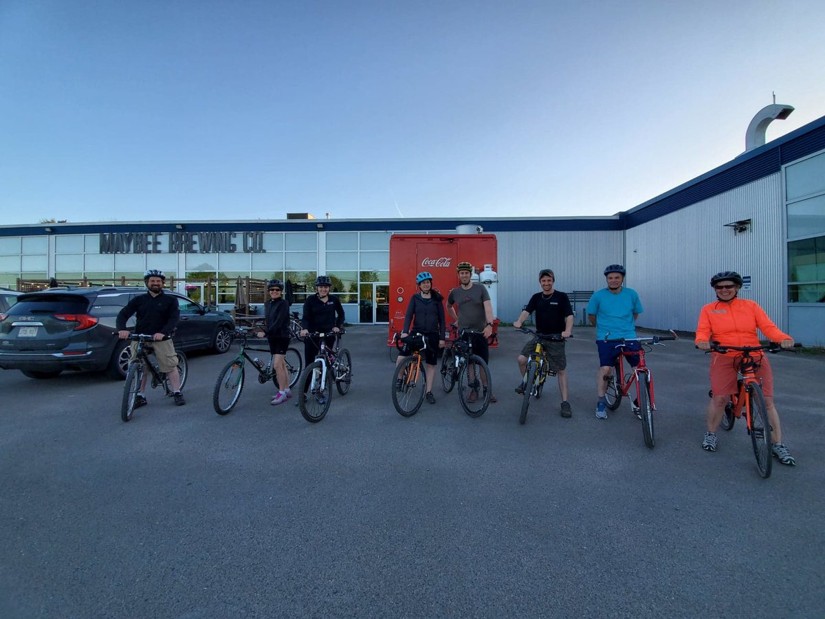 May is National Bike Month! What better way to celebrate than to take out our bikes on the Fredericton trails and grab some local beer along the way at <a href="/maybeebrew/">Maybee Brewing Co.</a>. We had a wheely good time 🚴🚴‍♀️🚴‍♂️