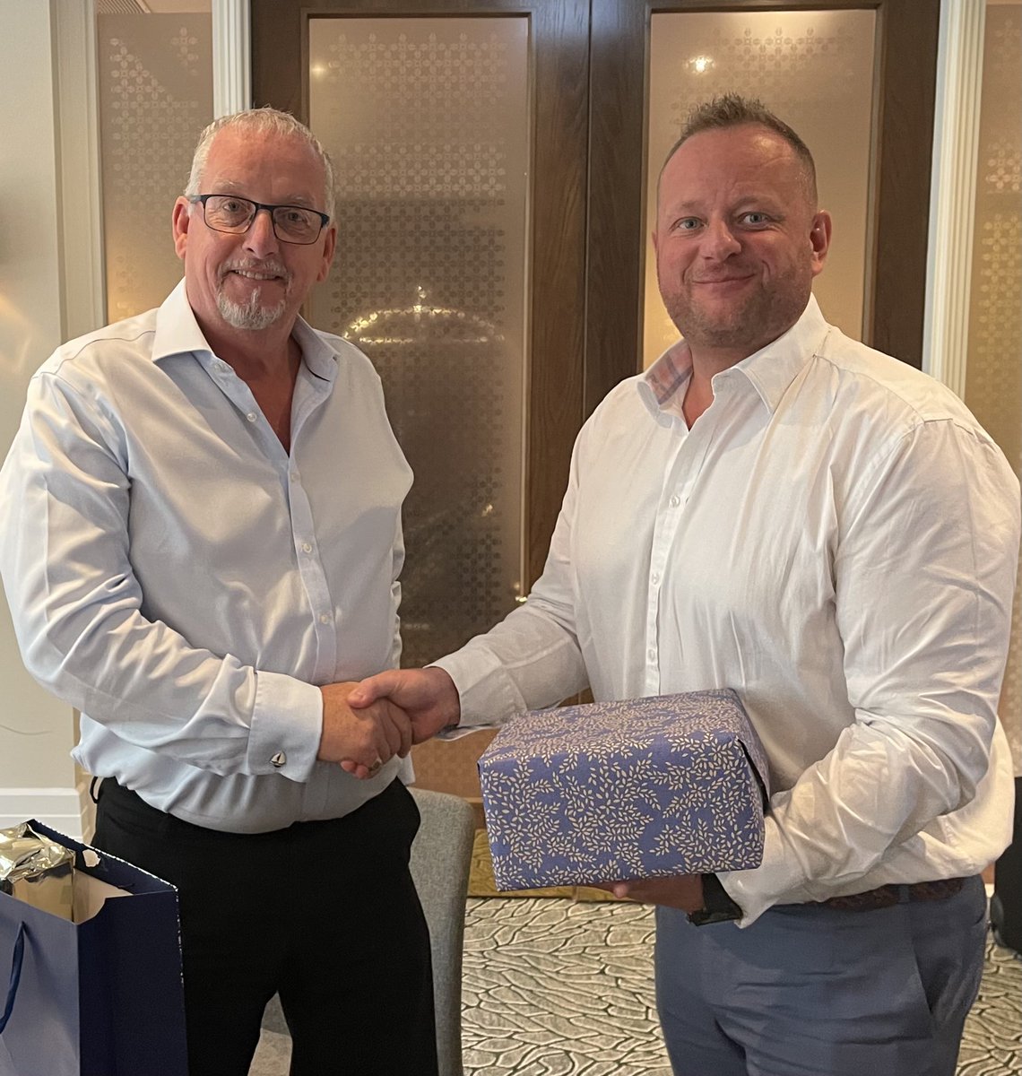 Chairperson Moreton Cullimore congratulates Andy Macrae who is standing down following more than 10 years on our board and 20 years on Regional Council. Andy said: “It’s been a pleasure. I’m leaving the RHA in a good place and I’m very happy about that.” <a href="/chiefymc/">Moreton Cullimore</a>