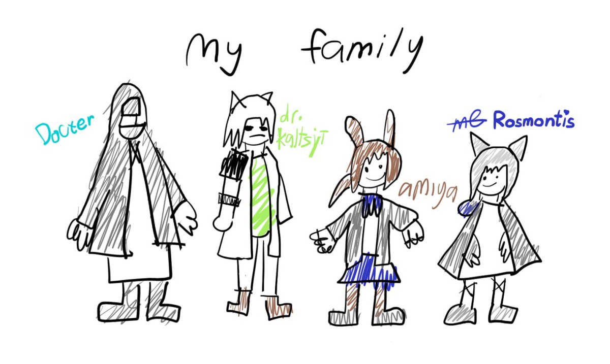 Snackbyte's tweet image. look at our cute lil family photo!!