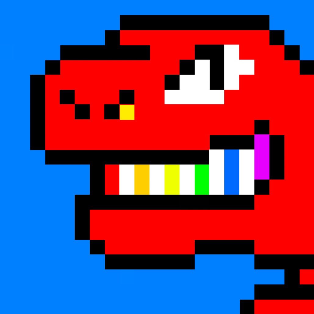 cyberpixelcrypt's tweet photo. we come from jurassic park to destroy the streets of solana 

#SolanaNFT #Solana https://t.co/uPZQ0oEbME