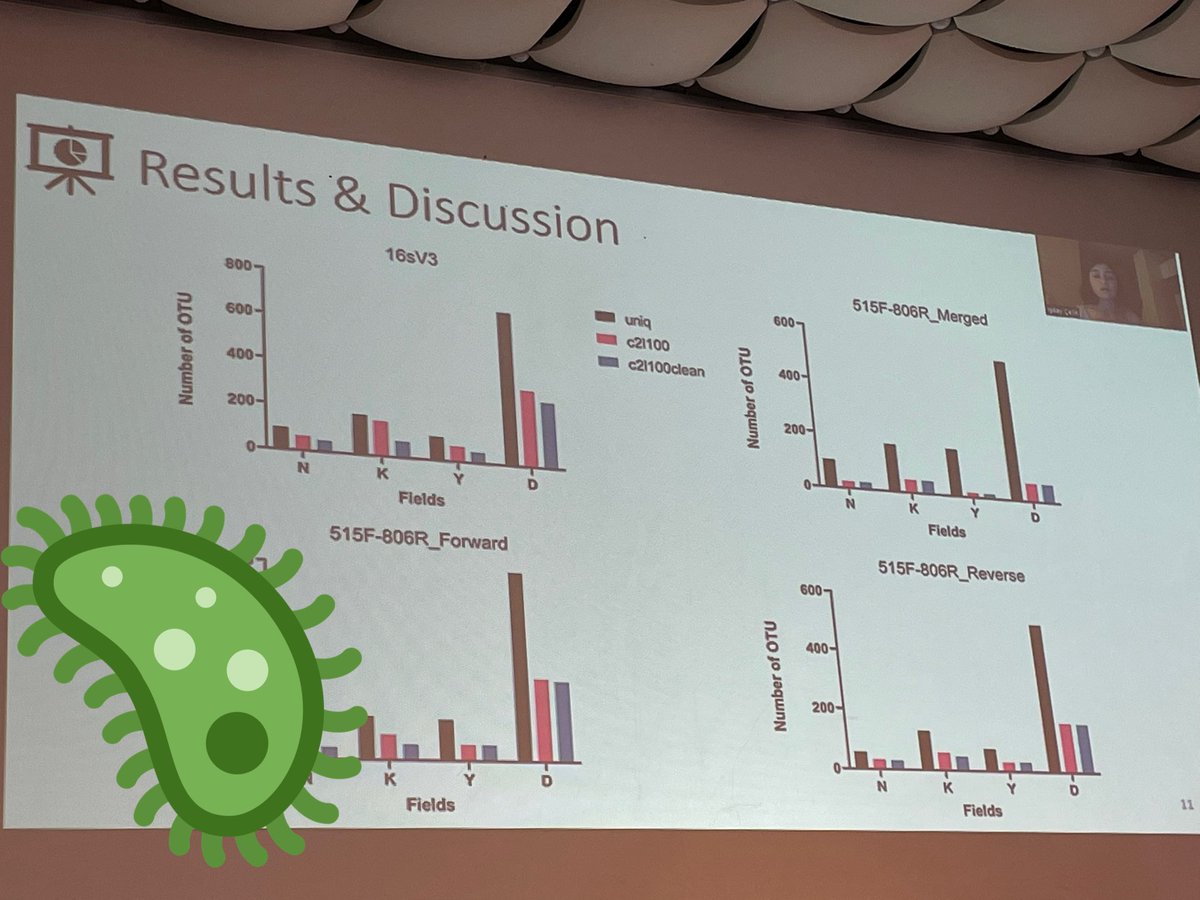 Ekrates's tweet photo. What are these “extremophilic” organisms and how to study them using #DNA barcodes? Isilay Çelik at #ICDBB2022 is teaching us. @AnkaraUni #microbiome #NGS https://t.co/AStodB0qjl