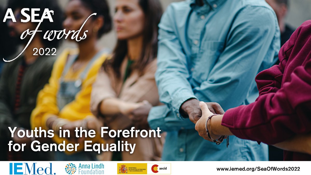 🚀Launching the #SeaOfWords2022 literary #contest‼️
Calling all  #EuroMed #youths to write about overcoming #gender-based discrimination. 
Collect the award in #Barcelona in November and join the #MediterraneanDay's celebration with the other winners.
➡️iemed.org/SeaOfWords2022