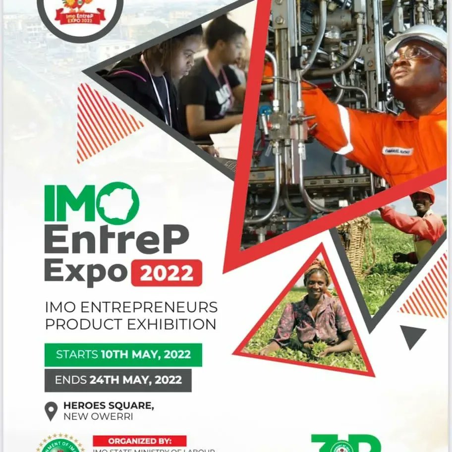 ImoFinance's tweet photo. The Honourable Commissioner of Finance and Coordinating Economy represented His Excellency, Governor of Imo state Senator Hope Uzodimma on the Entrepreneur Product Exhibition captioned ENTREP on 17th May 2022 at Heroes Square, Owerri, Imo State 

#ImoState #ImoEntrepreneurs https://t.co/0c3752wI4k