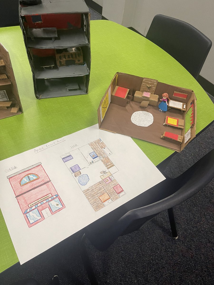 ProfessorTmart's tweet photo. Students did amazing on their last PBL. Ended the year with outstanding work. Here’s a few of their Anne Frank Annex’s. @OlleMightyOwls @CITGOiaOLLE https://t.co/rt7rALm0lT