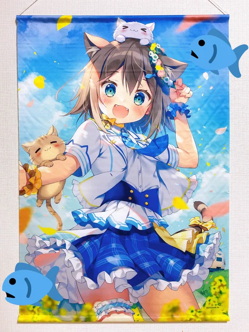 文野環ちゃん4周年記念グッズのサンプルいただいたので飾ってみた🐈♡

アクリルパネルのメッセージめっちゃ笑いました 