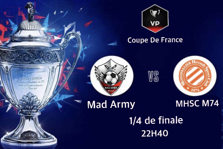 MadArmyFC's tweet photo. Ce soir là @MadArmyFC s’opposera au @MhscPro #M74 pour la compte du 1/4 de finale de la @CDFVirtualPro 

Que le meilleur gagne et bon match 🤝

#ForzaMada ❤️🤍🦅 https://t.co/t7Bx91h5KG