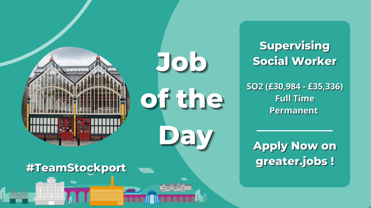 Are you an experienced Social Worker with experience of working closely with foster carers, wanting to develop your career? 

Check out this exciting opportunity  to join Stockport Council’s fostering service. 👇 
orlo.uk/2FIcV

#TeamStockport #SocialWork #Fostering