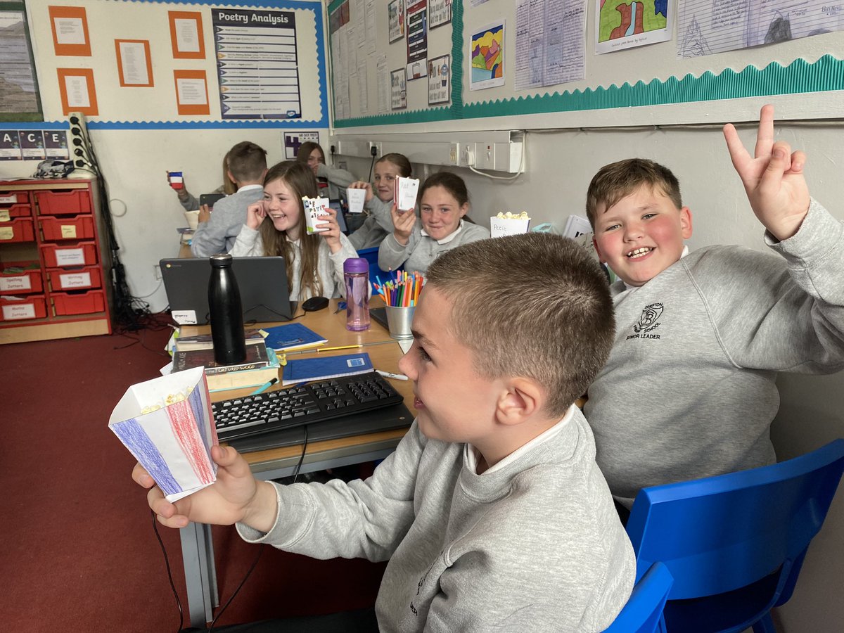 OrmistonPrimary's tweet photo. P7 enjoyed a French film and popcorn as part of a pilot transition project with @rosshigh. The project involves revision sessions and a sharing their understanding of French with the high school. The high school plan to use the film to develop learning in secondary. @arolingo https://t.co/QhphhK5tT6