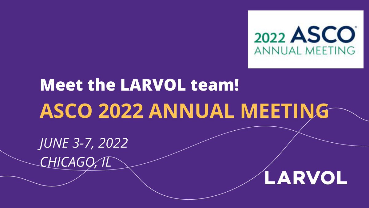 Larvol's tweet photo. Meet us at ASCO 2022 starting next week.
Proud to be supporting cancer research with our data tools. Learn more at https://t.co/plS7U7jybR
#ASCO #ASCO22 #Conquercancerfd https://t.co/KUFSA1HdDN