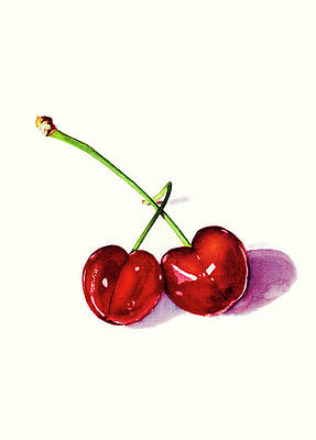 #watercolorcherries #watercolorfruit #cherries #fruitart #colorful 

AVAILABLE HERE - deborah-league.pixels.com/featured/two-g…

#findartthissummer #BuyIntoArt