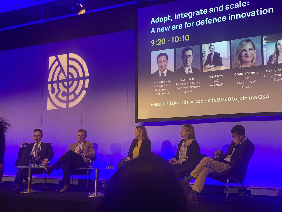 thedanseamarks's tweet photo. Insightful morning @disrupt_defence hearing about preparing to face future challenges, adapt to the changing defence landscape, retaining skills of veterans to benefit wider sector and helping SMEs so they can deliver innovation. #DefenceDisrupted https://t.co/egi9C3VN98
