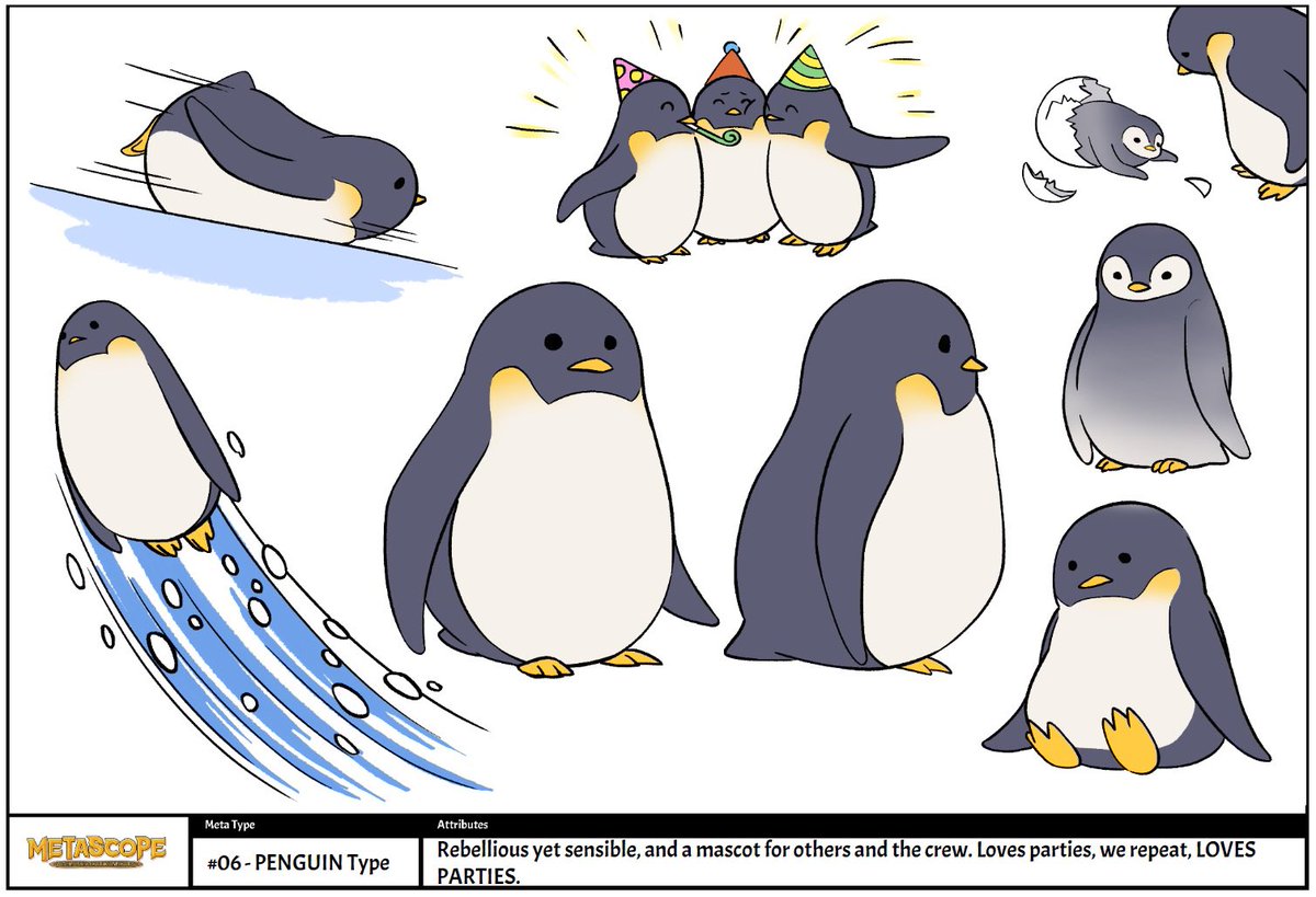 MetascopeNFT's tweet photo. New type! In #Metascope, the penguin type is a bit...uhm... different.
Sincere and mild-mannered, but legends say that they're totally different once in combat. Executing with precision and decisiveness while commanding the troops.🤯#ZODIAC #NFT
`Penguin TYPE` https://t.co/Vxa4XUFSAG
