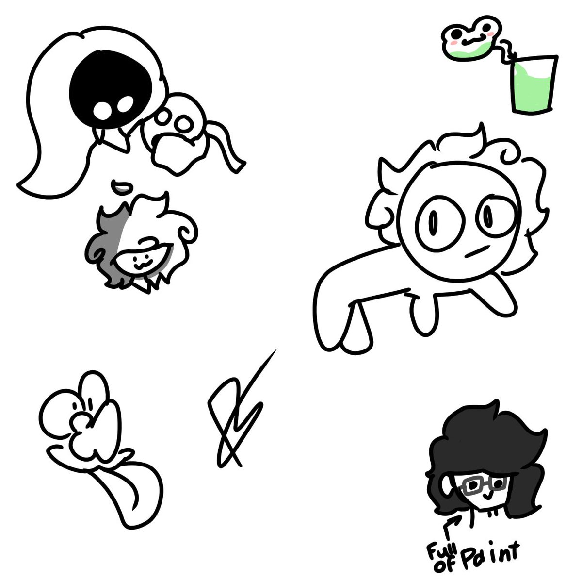 Ryleain1's tweet photo. Doodle sheet i couldn't finish https://t.co/5TC5gfbJoR