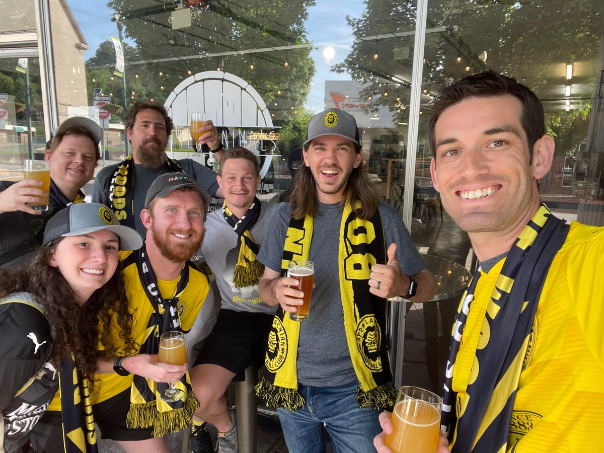 Had a great visit to Johnson City and a huge thanks to <a href="/Ottersoccer/">Otter Soccer</a> <a href="/JohnsonCityBrew/">Johnson City Brewing</a> and, of course, <a href="/AppalachianFc/">Appalachian FC</a>  !!!