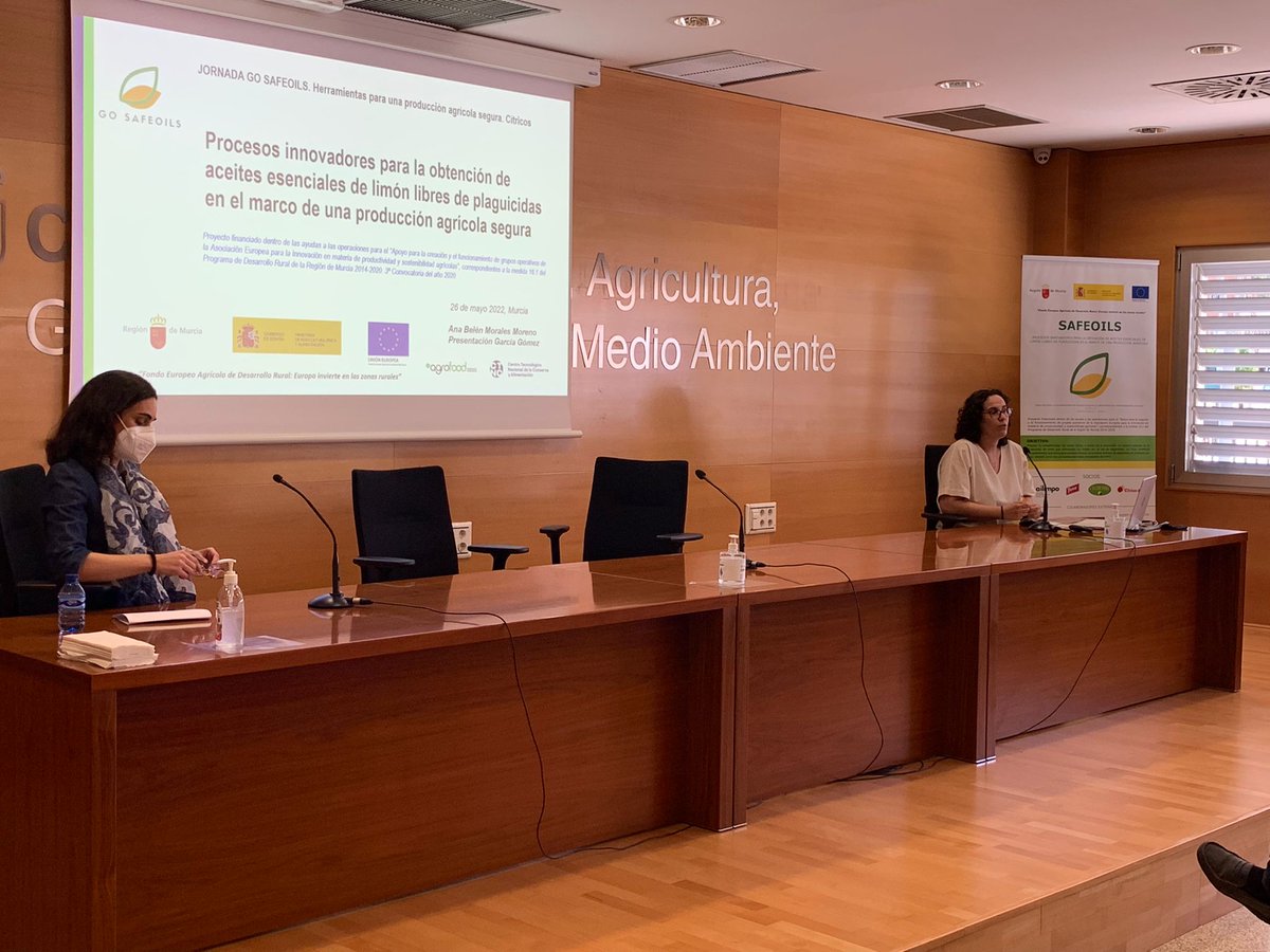 CTCAlimentacion's tweet photo. 🙌Fin de la Jornada #GoSafeoils
Hablamos de:
✅Problemas control fitosanitario del 🍋
✅Procesos innovadores para obtener aceites esenciales del🍋 libres plaguicidas
👏Gracias a la @RM_Agua por acoger este #networking
🔗https://t.co/bw7929auY1 https://t.co/6WUQ5raCeY