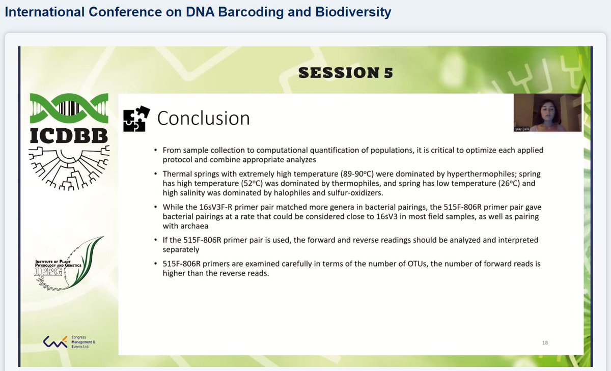 Revealed biodiversity from an extreme environment; thermal spring. <a href="/isilaycelik/">Işılay</a> shared with us #ICDBB2022