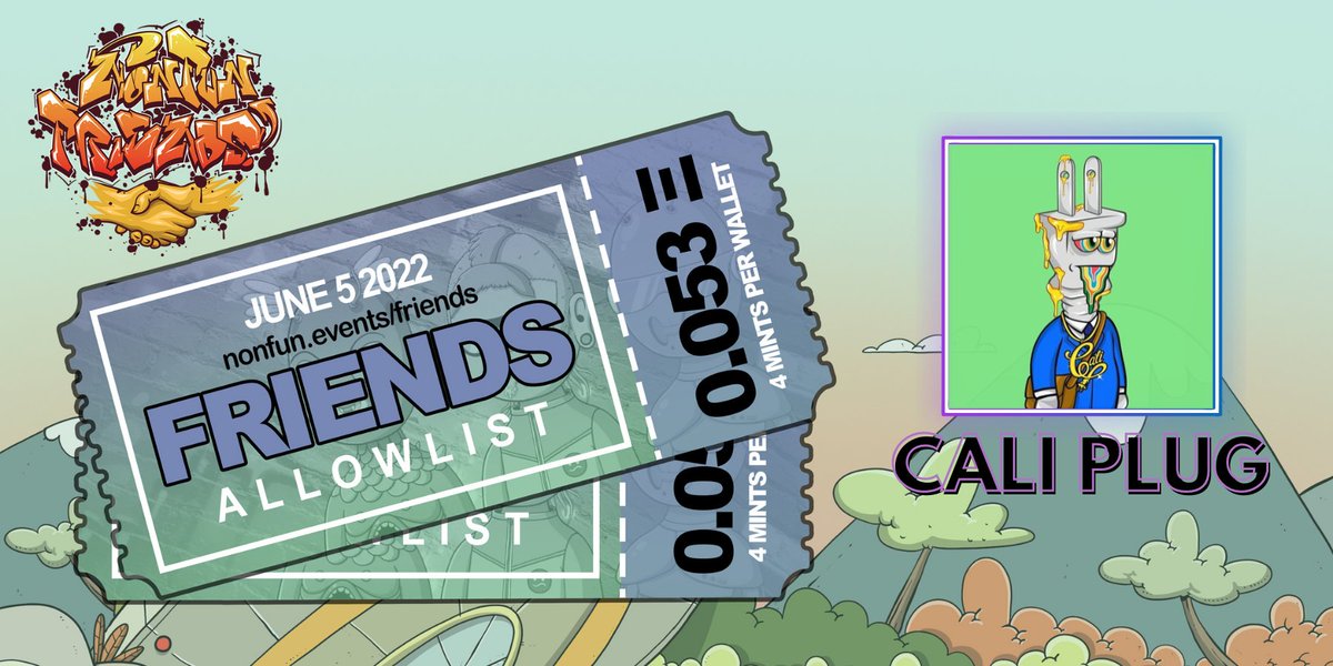 NonFunFriends's tweet photo. It's no secret that we love
NFTs with IRL utilities π
Letβs take those events to
the next level, @CaliPlugNFT π€
Cali Plug holders must register
via our @mintgate_io link below π
https://t.co/xPQyr4NwvB
#NonFunEvents #NonFunFriends https://t.co/9JteNsLvum