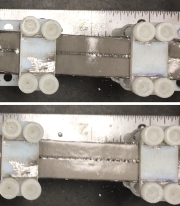 SoftMachinesLab's tweet photo. Paper with Chris Tabor @AFResearchLab and Kaushik Sengupta @EPrinceton on Stretchable Microwave Transmission Lines using Liquid-Metal Embedded Elastomers in Advanced Engineering Materials.  @AdvSciNews 

https://t.co/01z0yGI4TZ https://t.co/AMxai0F3EF