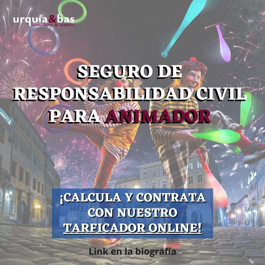 urquiabas's tweet photo. Nuestro Tarificador Online, te permite calcular y contratar tu póliza de Responsabilidad Civil.📃🤹🏻‍♀️🎭🎪

¡Pregúntanos!📥
📩marisa@urquiabas.com

https://t.co/jLoFk2fWuk

#payaso #animador #animacion #tarificador #urquiabas #lleida https://t.co/xF1Mgis2RV