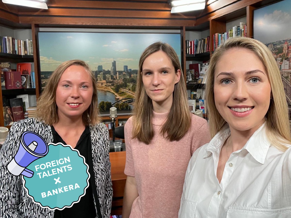 Bankeracom's tweet photo. Recently our Head of People and Culture, Ieva, was talking on @ziniuradijas 📻.
Ieva has shared her insights on how to successfully find foreign #talents and how Bankera is able to help Ukrainian people to find a new, welcoming #workplace.
#HR #Team #Fintech #Finance https://t.co/m3ssQbuD1X