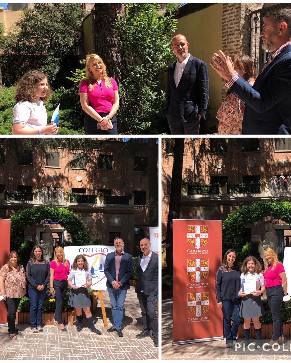 ColegioCabrini's tweet image. Cambridge National Speaking reward! 
Maria Espluga has been awarded by Cambridge! Second place Nationally! @ColegioCabrini