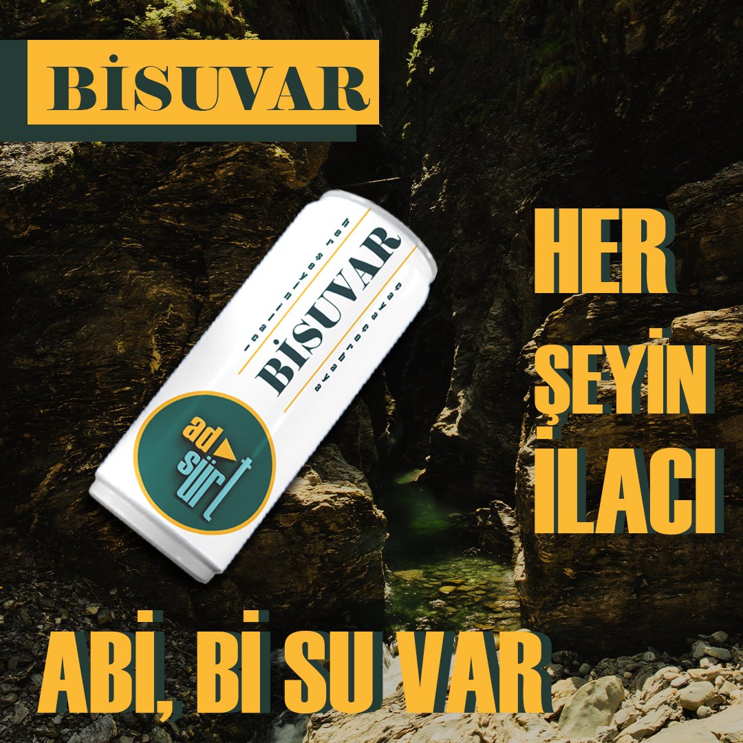 AD_surt's tweet photo. BİSUVAR 
Bisuvar, her şeyi ilacı olan bir üründür. Bacağınız mı koptu?
Ülkenizde hiperenflasyon mu var?
Sevgiliniz mi terk etti?
Üzülmeyin, çünkü BİSUVAR. https://t.co/MUX0BV9K8K