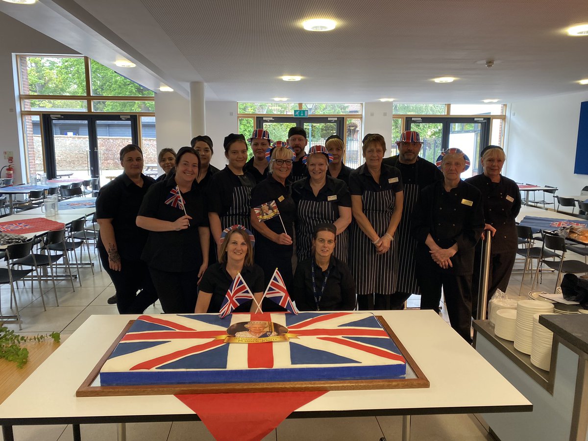 Jubilee celebration at Yarm school today with scones and cakes and all things to decorate and not forgetting the jubilee cake. Well done team, fantastic effort by everyone to make this day special <a href="/YarmSchool/">Yarm School</a> <a href="/SodexoUK_IRE/">Sodexo UK & Ireland</a> <a href="/MichelleHought3/">Michelle Houghton</a> <a href="/andy_matthewman/">Andy Matthewman</a> <a href="/PjWilson03/">PJ</a>