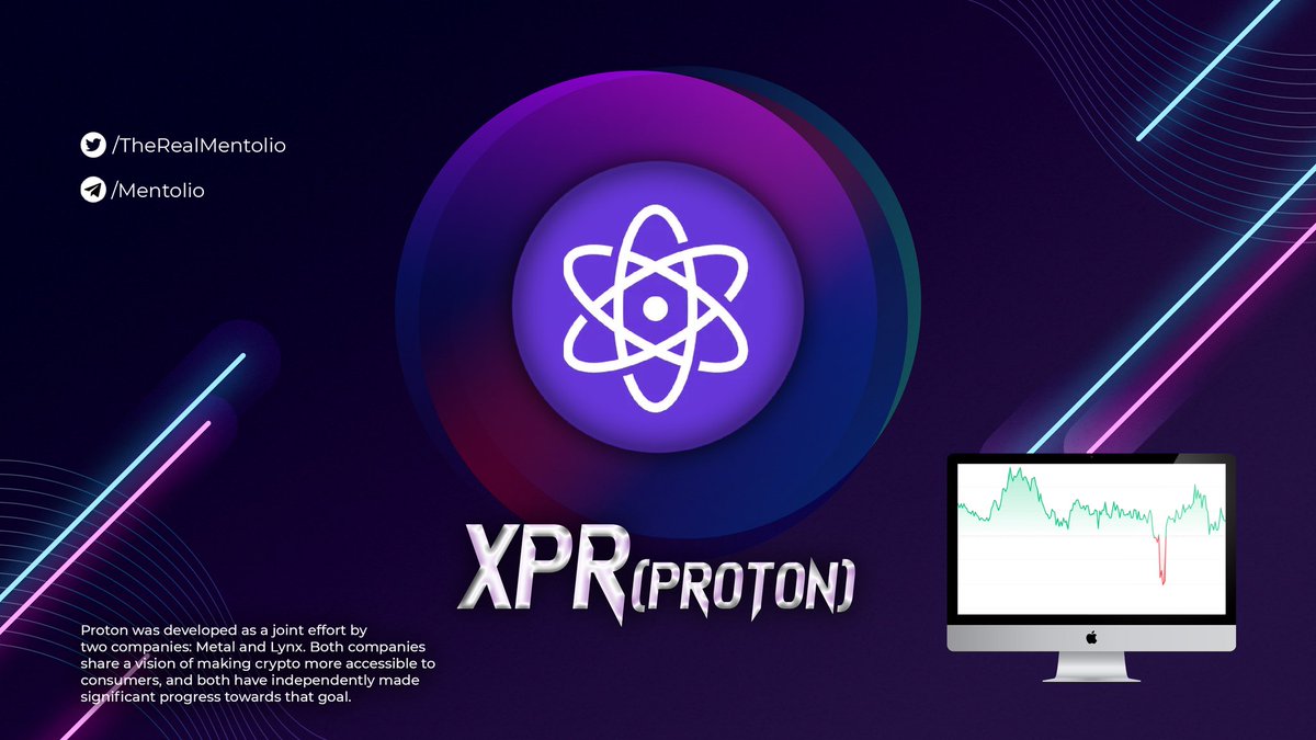 pppaalllkk's tweet photo. 🟢We are keeping an eye on #XPR this week since it's so close to it's ATL. Great project and team.
#XPR is now at -120x from its ATH! 
Join us on TG to read more about #Proton https://t.co/PcXrRZcC2c
#mentolio #KuCoin #MTL #Protonchain 
Like and RT if you think #XPR will 🚀 https://t.co/JTvzyahStW
