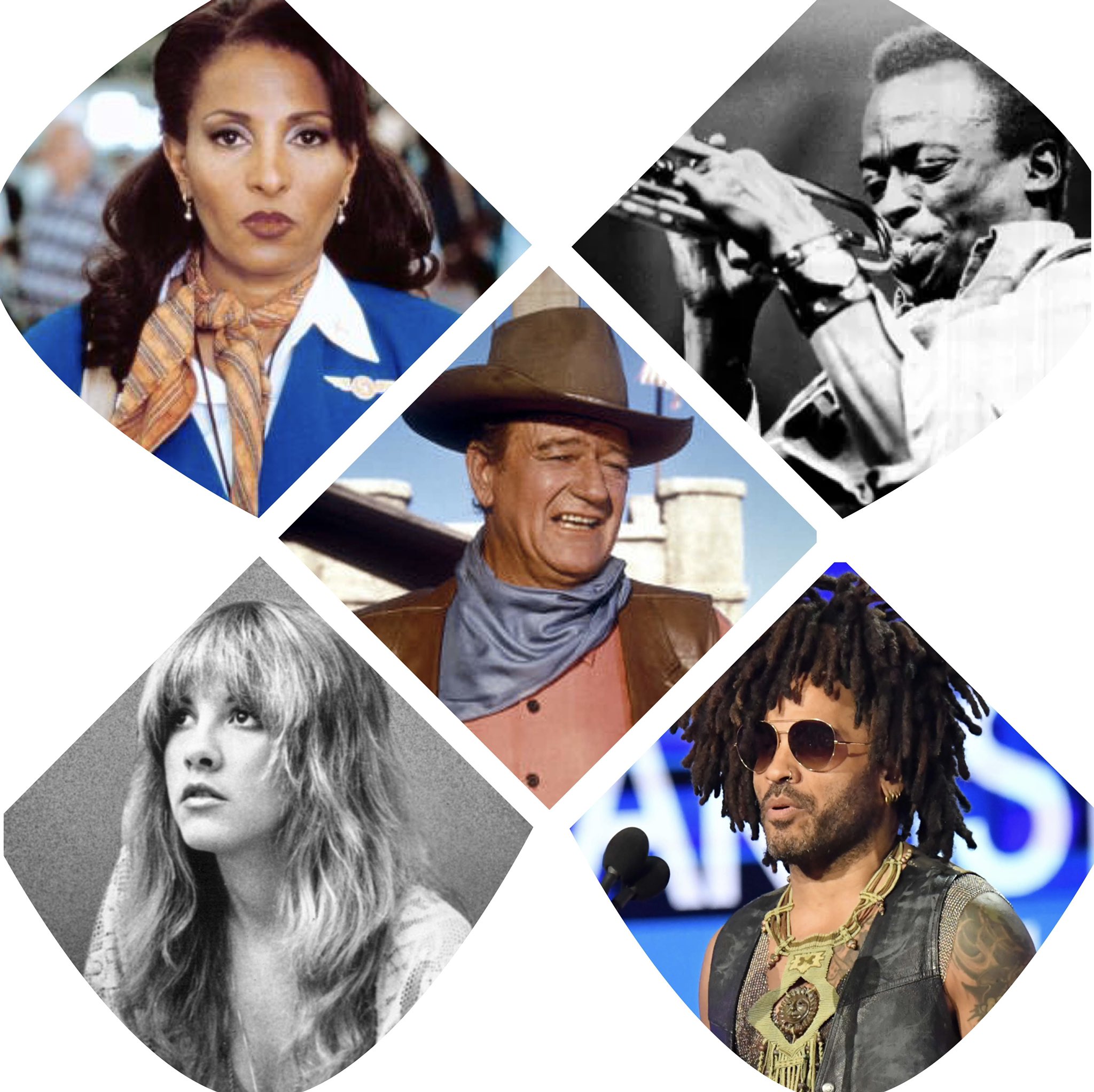 Happy Birthday to John Wayne Miles Davis Stevie Nicks Pam Grier & Lenny Kravitz 