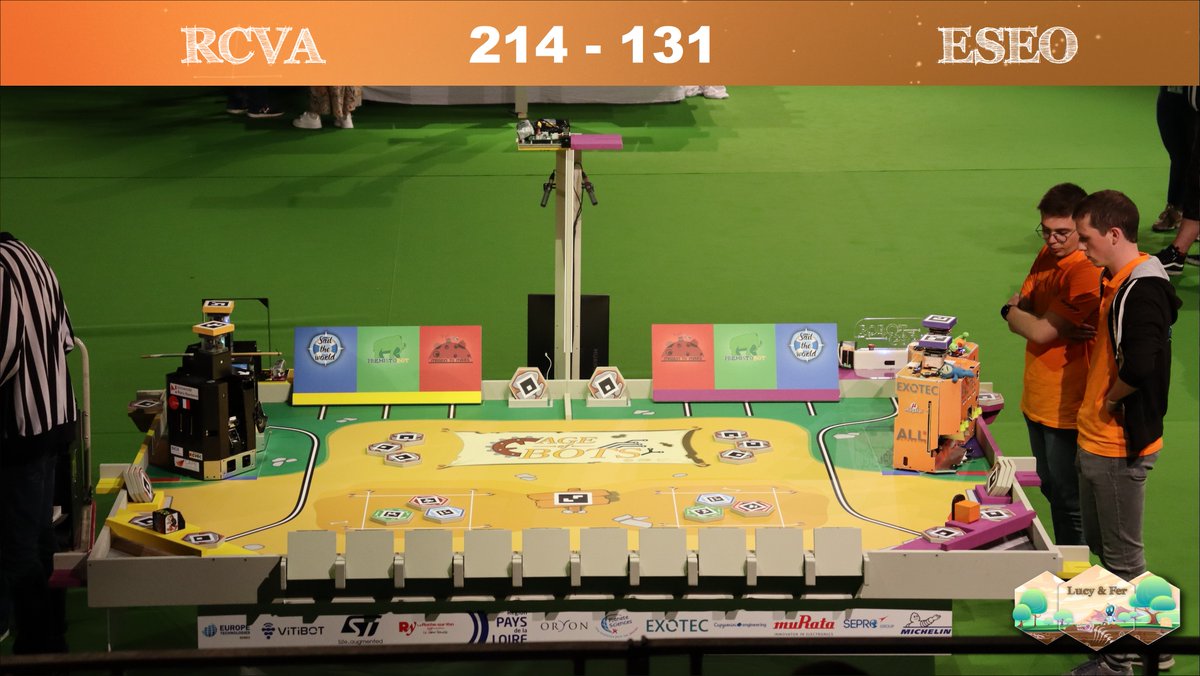 ESEORobot's tweet photo. Première défaite pour l'équipe principale après un très beau match contre RCVA 131 à 214.
Bravo pour leur match ! https://t.co/iCtftTEzw8