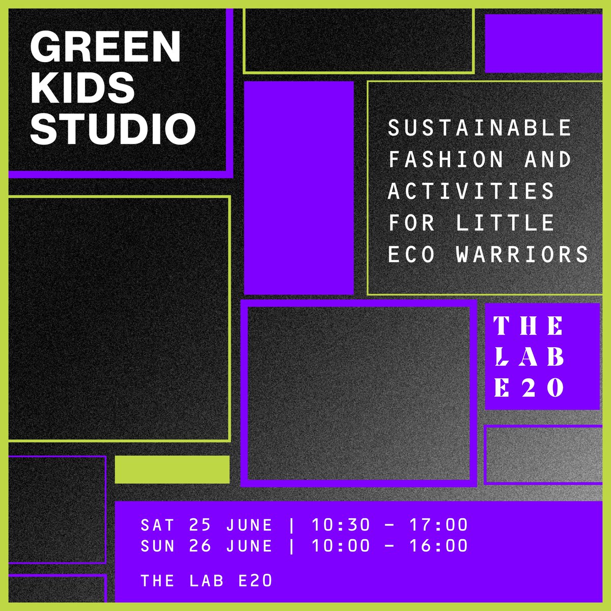 📣 FASHION DISTRICT ANNOUNCEMENT! We’re curating a sustainable children’s pop-up at #TheLabE20! Green Kids Studio will feature products from leading kidswear brands and offer activities for all the family! Check out the details at fashion-district.co.uk/2022/05/25/gre… @getliving