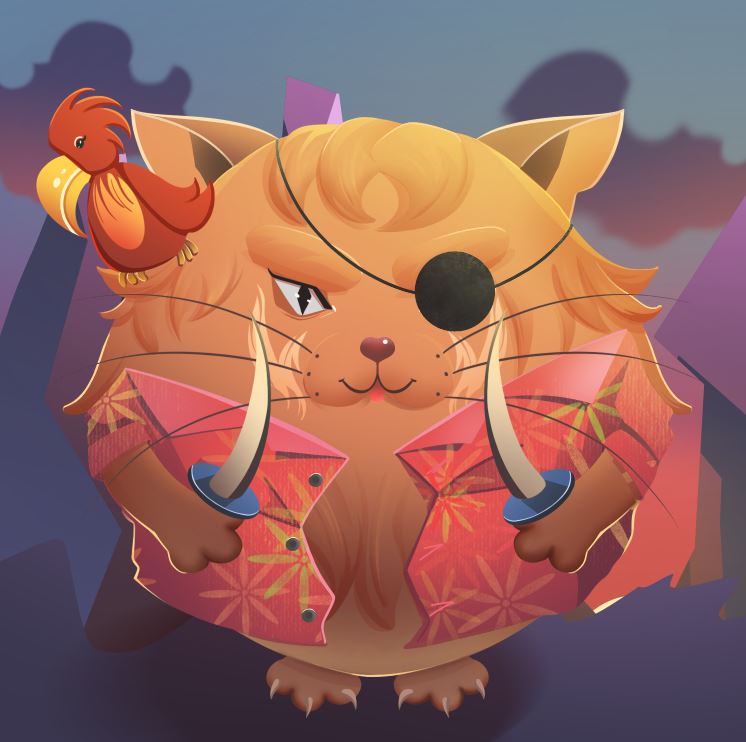 crazycats2749's tweet photo. Pirate Cat? https://t.co/59kx4lQcsZ